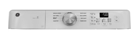 GE 7.8 cu. ft. Capacity Front Load Electric Dryer with Sanitize Cycle, Control Lock and WiFi, White
