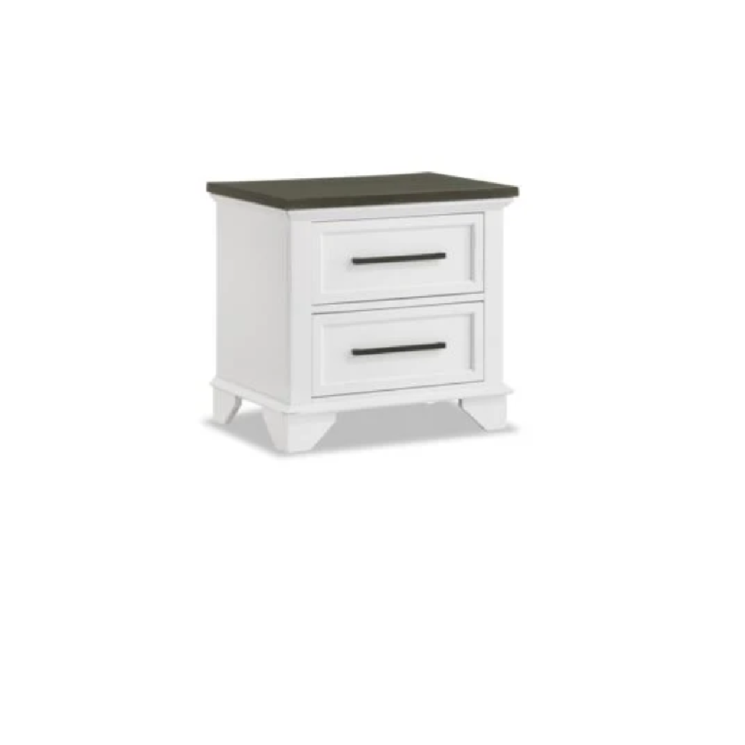 Abigail 6-Piece King Bedroom Package - White and Grey