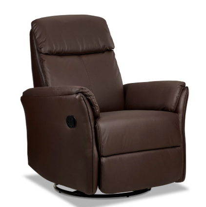 Morgan Swivel Glider Recliner - Dark Brown