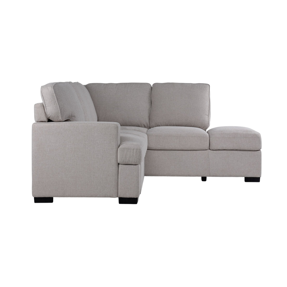 Adara 2-Piece Sectional with Left-Facing Pop-Up Bed - Beige