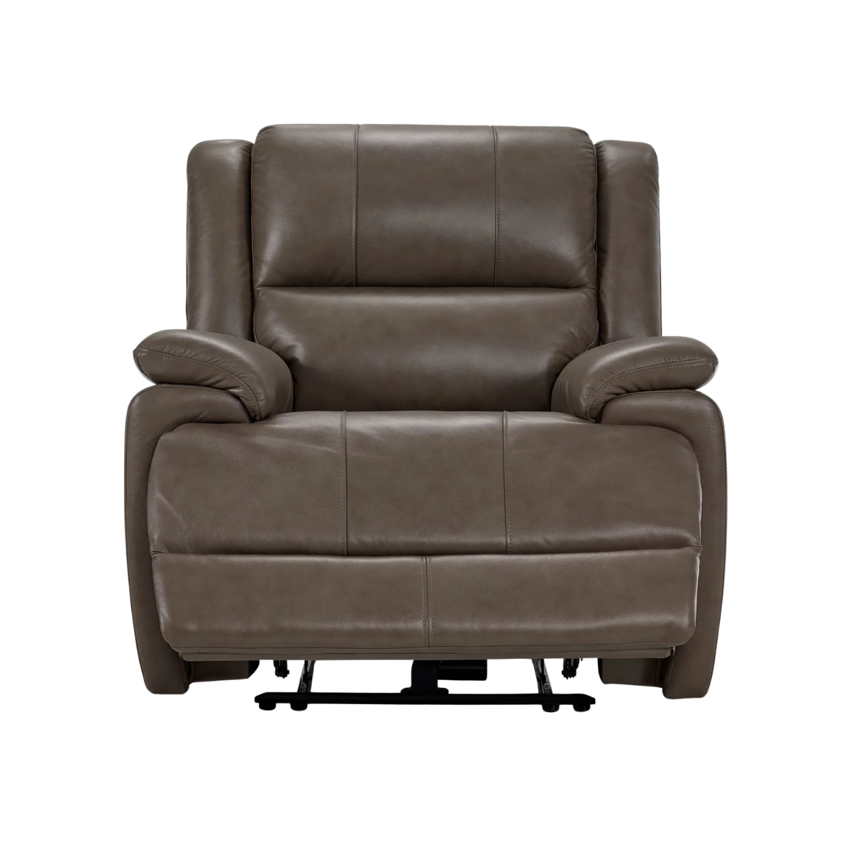 Allie Leather Dual Power Recliner - Mocha