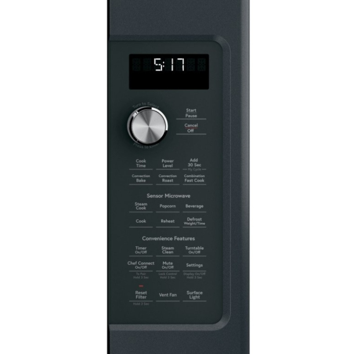 Cafe Black 30" Over the Range Microwave (1.7 cu. ft.) CVM517P3MD1