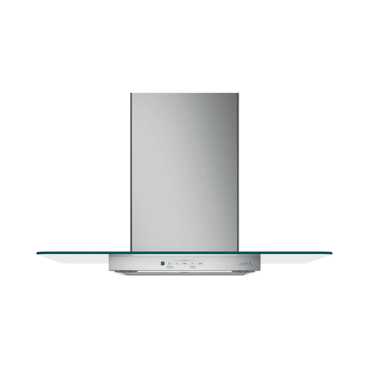 Café Stainless Steel 30" 350-CFM Wall-Mount Glass Canopy Chimney Hood - CVW73012MSS