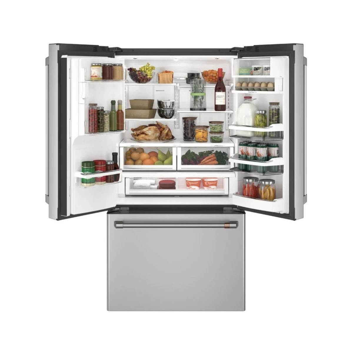 Cafe Stainless Steel  36" French Door Refrigerator (22.2 cu. ft.) - CYE22TP2MS1