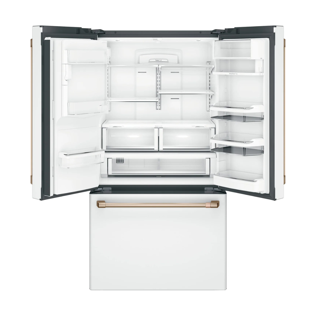 Café Matte White 36" Counter-Depth French-Door Refrigerator with Hot Water Dispenser (22.2 Cu. Ft.) - CYE22TP4MW2