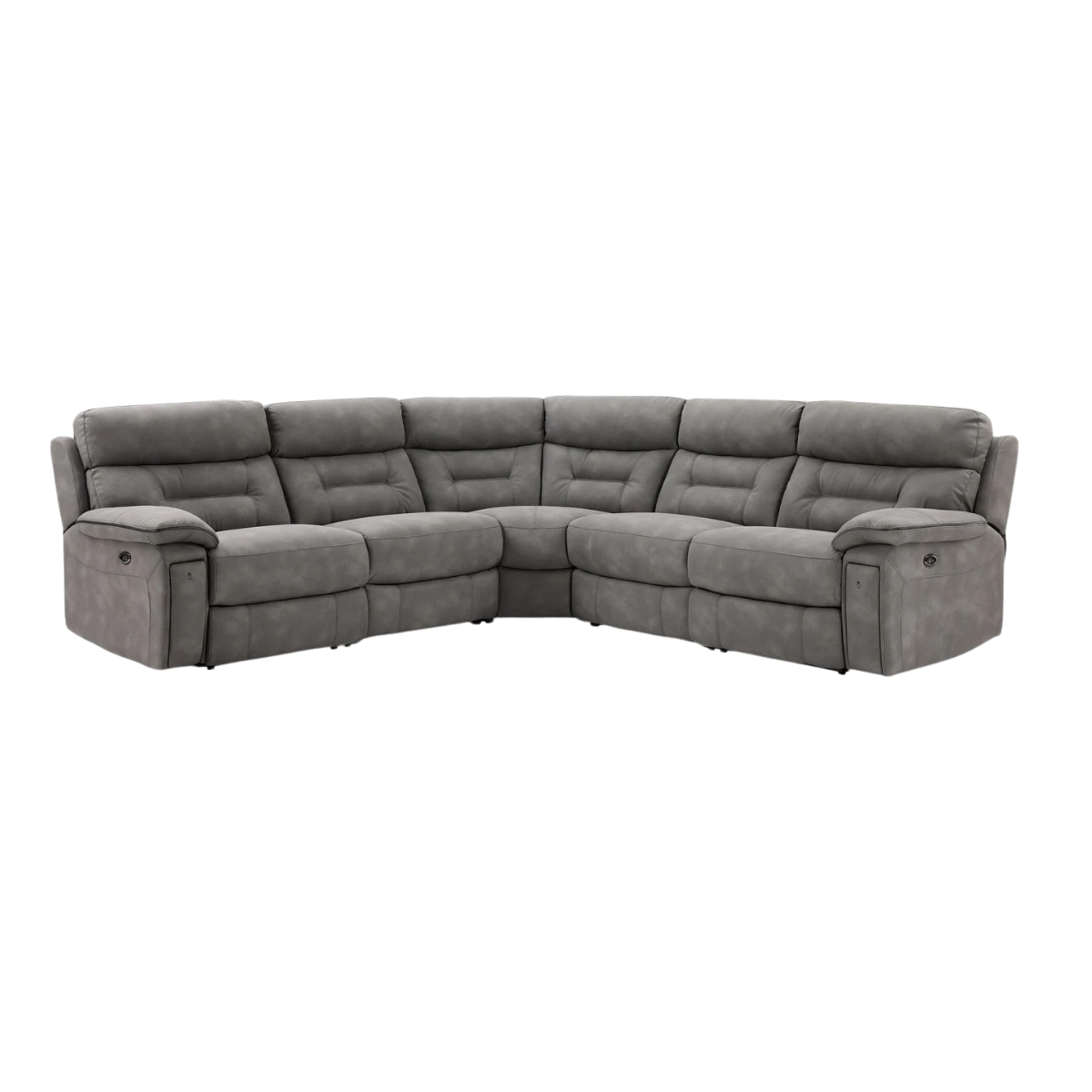 Dawson 5-Piece Power Reclining Sectional - Graphite