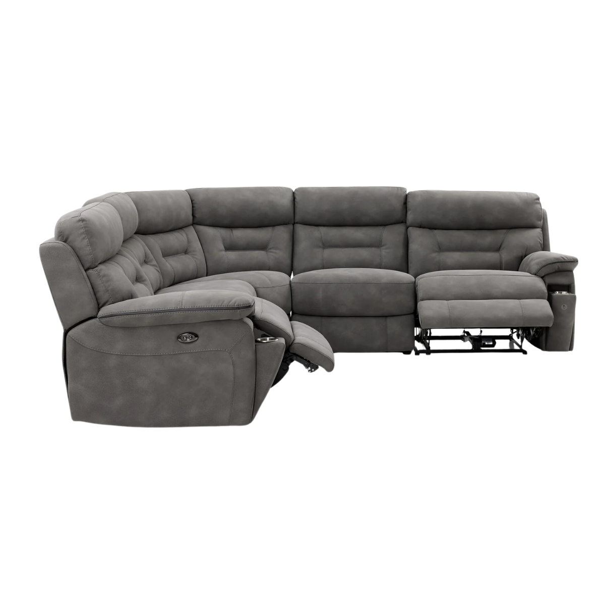 Dawson 5-Piece Power Reclining Sectional - Graphite