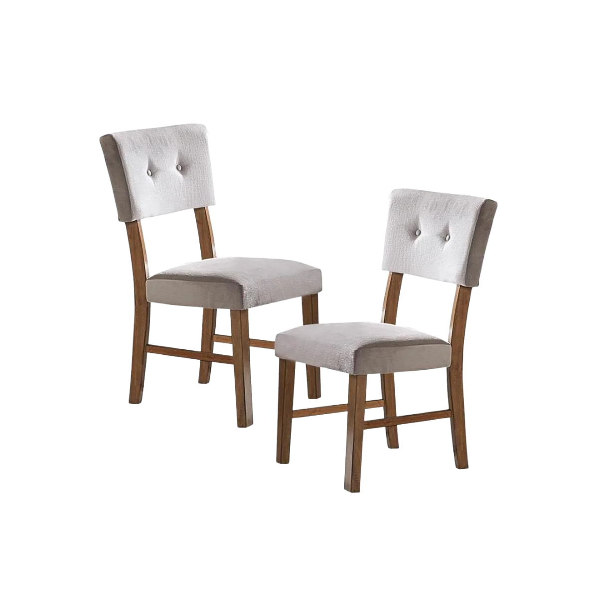 Edam 5-Piece Dining Set (Table + 4 Side Chairs) – Light Oak