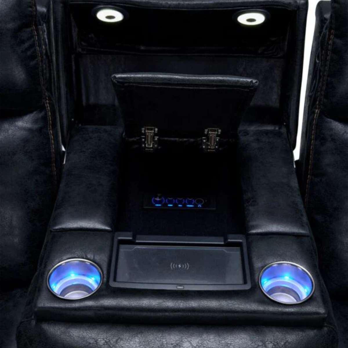 Franco Triple Power Reclining Sofa with Multimedia system - Eclipse