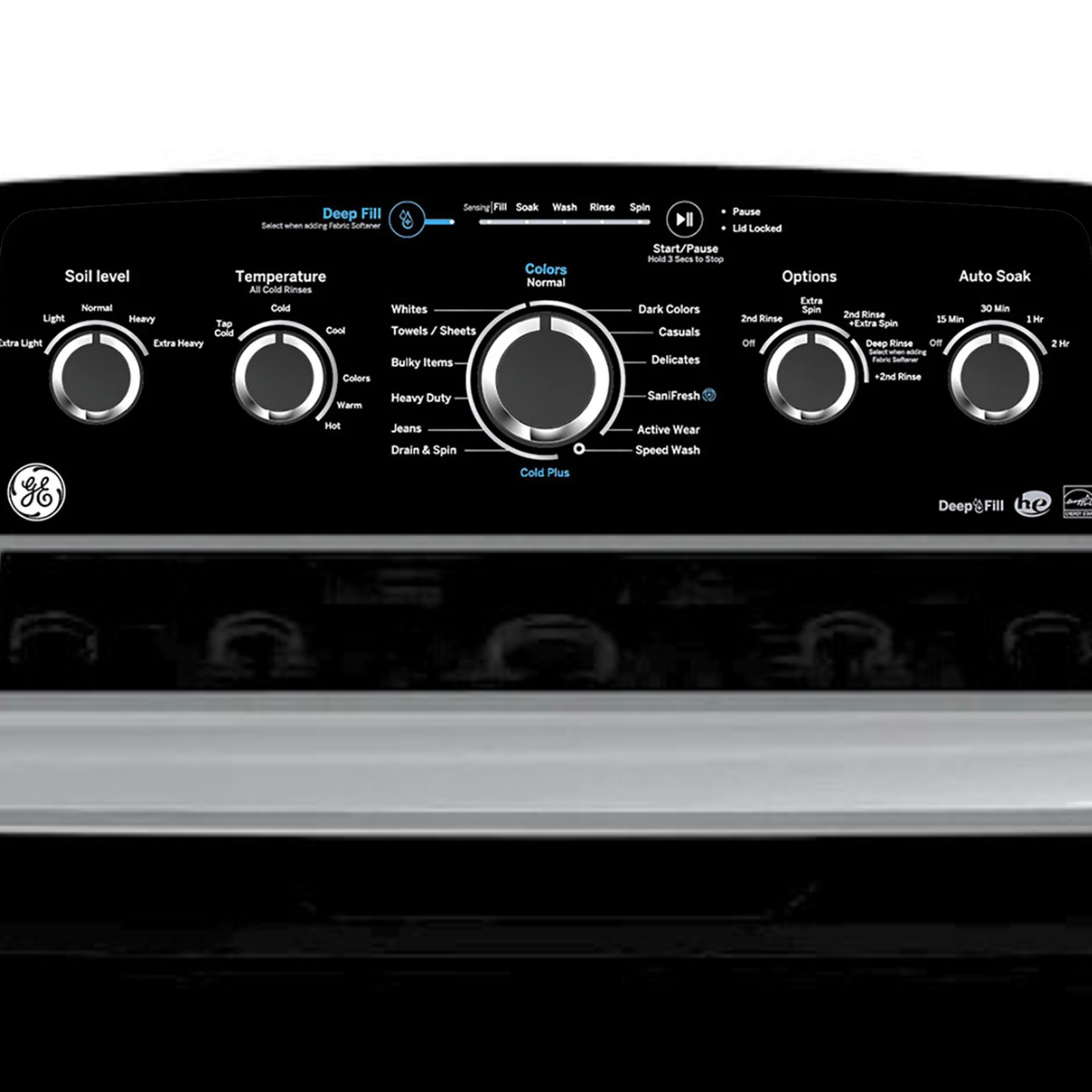 GE Diamond Grey Top Load Washer (4.9 Cu. Ft.) - GTW491BMRDG