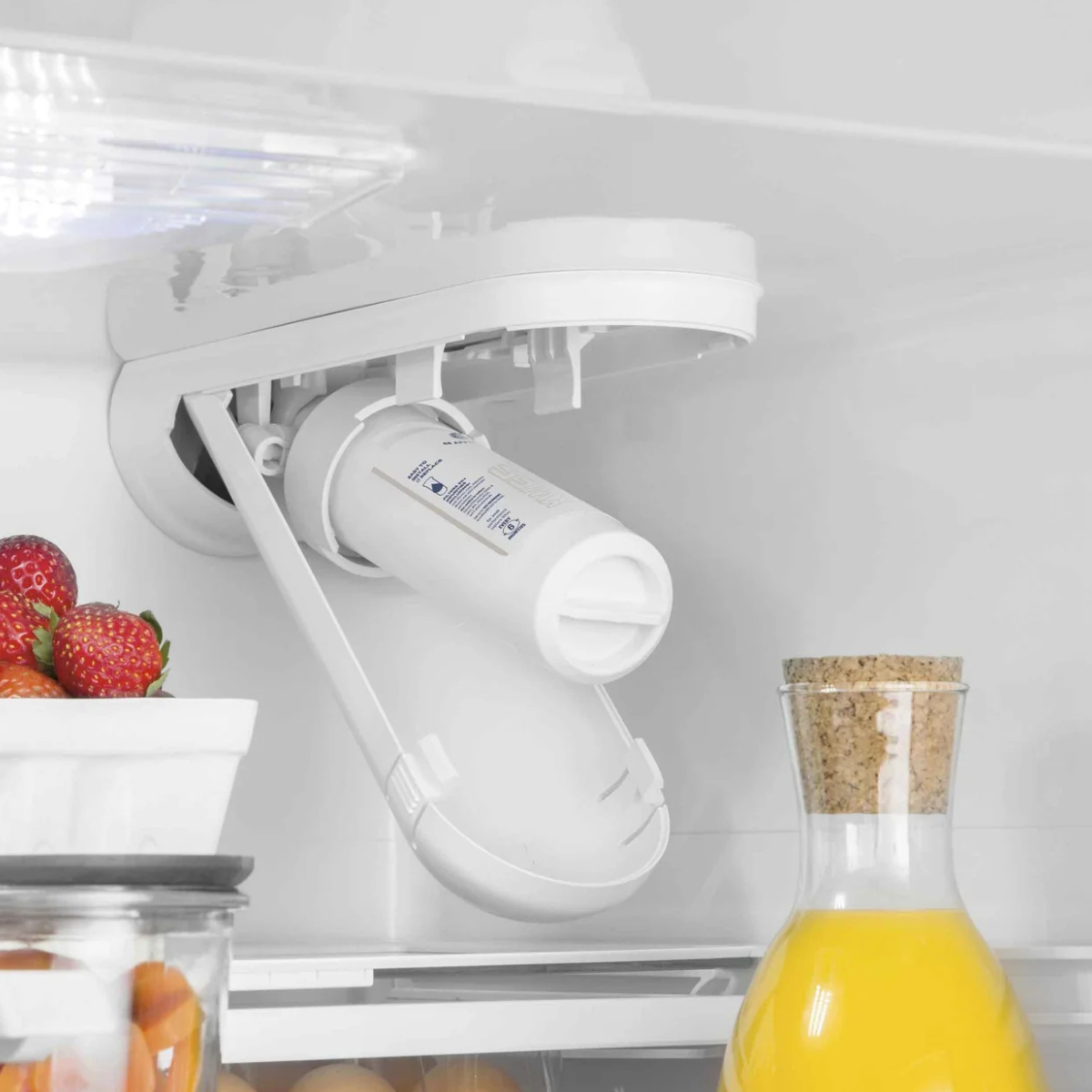 GE Fingerprint Resistant Stainlees Steel French-Door Refrigerator (26.7 Cu. Ft.) - GNE27JYMFS