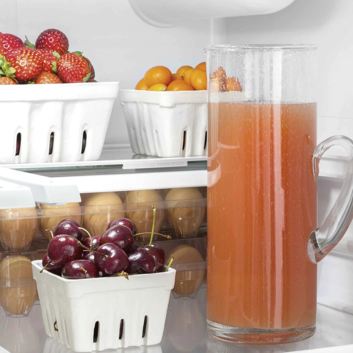 GE Fingerprint Resistant Stainlees Steel French-Door Refrigerator (26.7 Cu. Ft.) - GNE27JYMFS