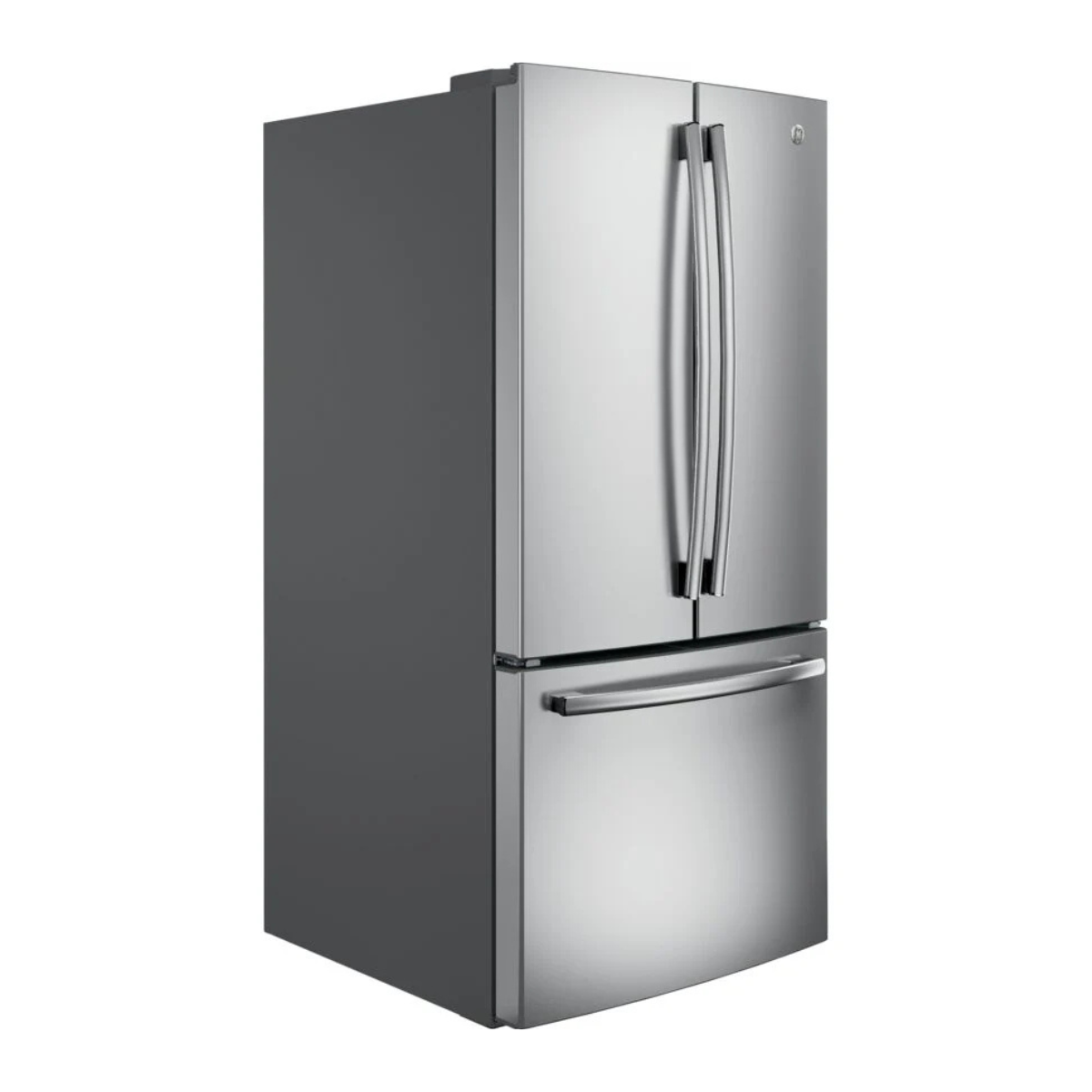 GE Fingerprint Resistant Stainless 30" French Door Refrigerator (20.8 cu ft) - GNE21DYRKFS