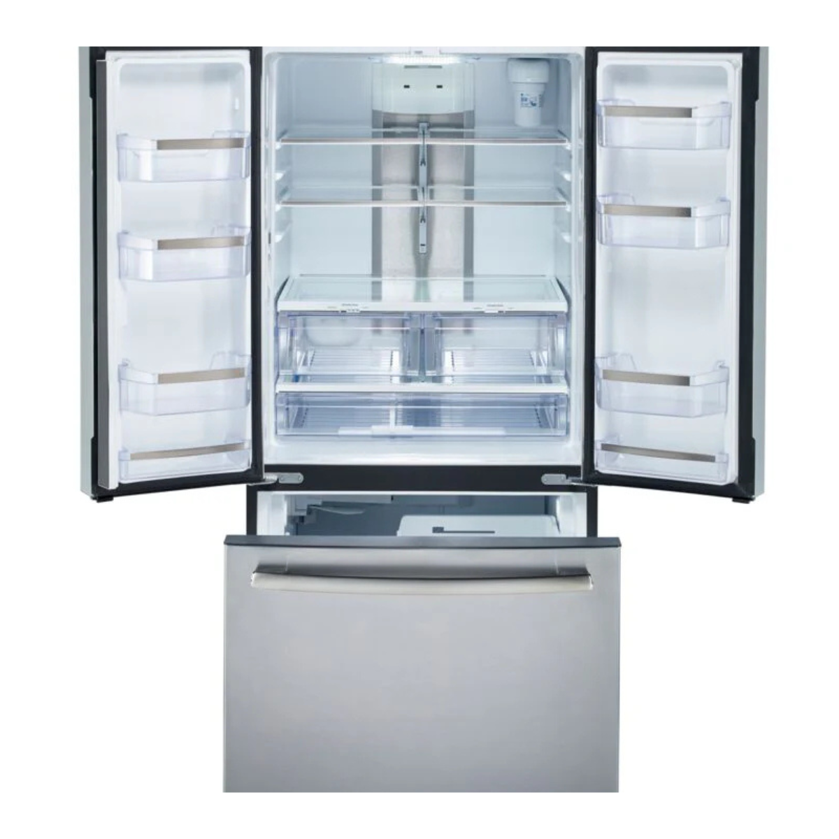GE Profile Fingerprint Resistant Stainless 33" French Door Refrigerator (24.8 cu ft)- PNE25NYRKFS