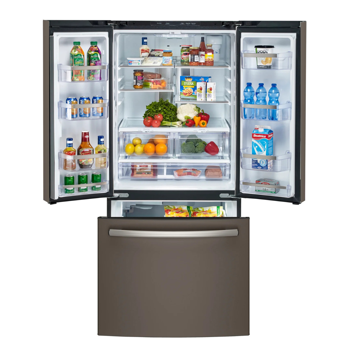 GE Profile Series Slate French Door Refrigerator (20.8 Cu. Ft) - PNE21NMLKES