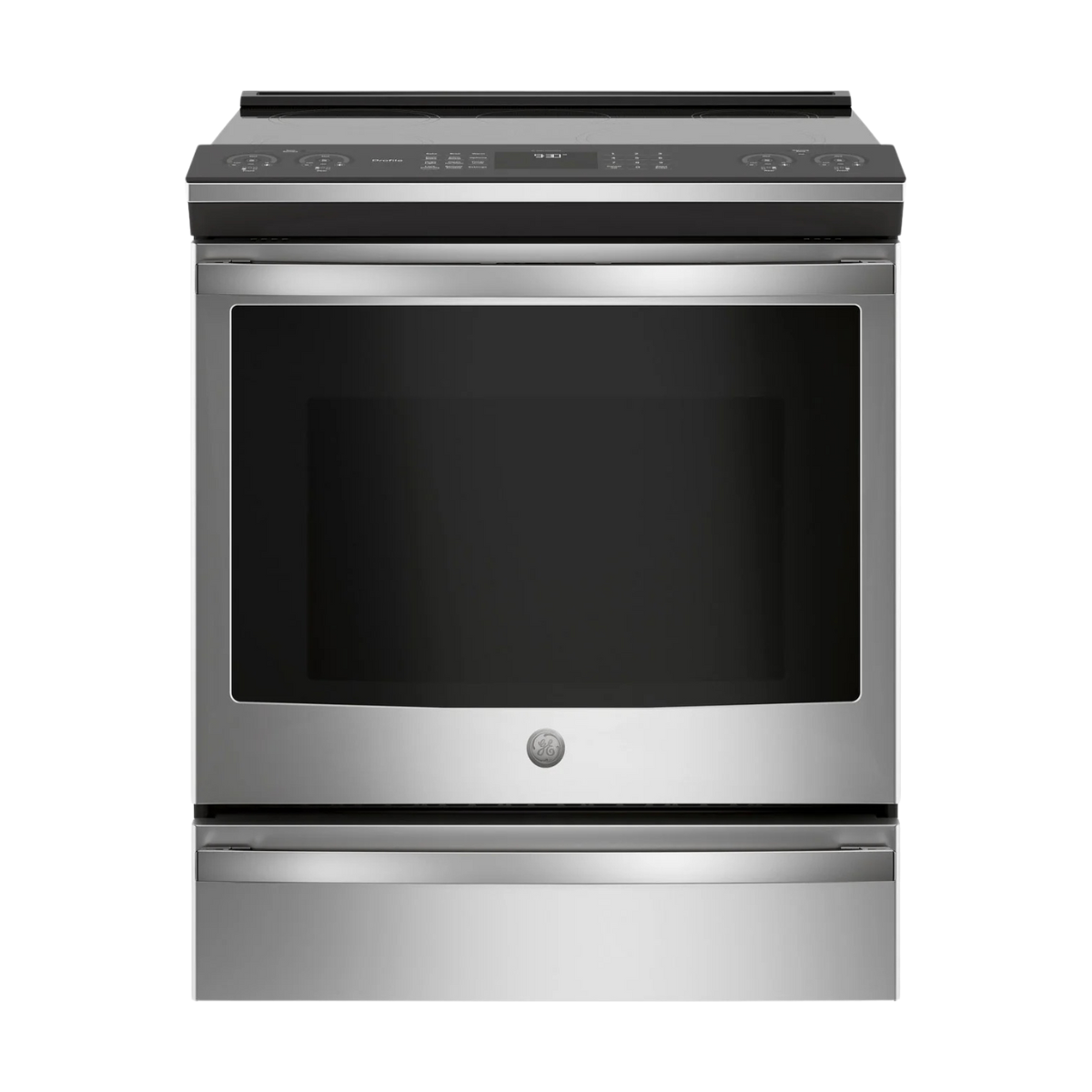 GE Profile Stainless Steel 30" Slide-In Induction Range (5.3 Cu. Ft.) - PCHS920YMFS