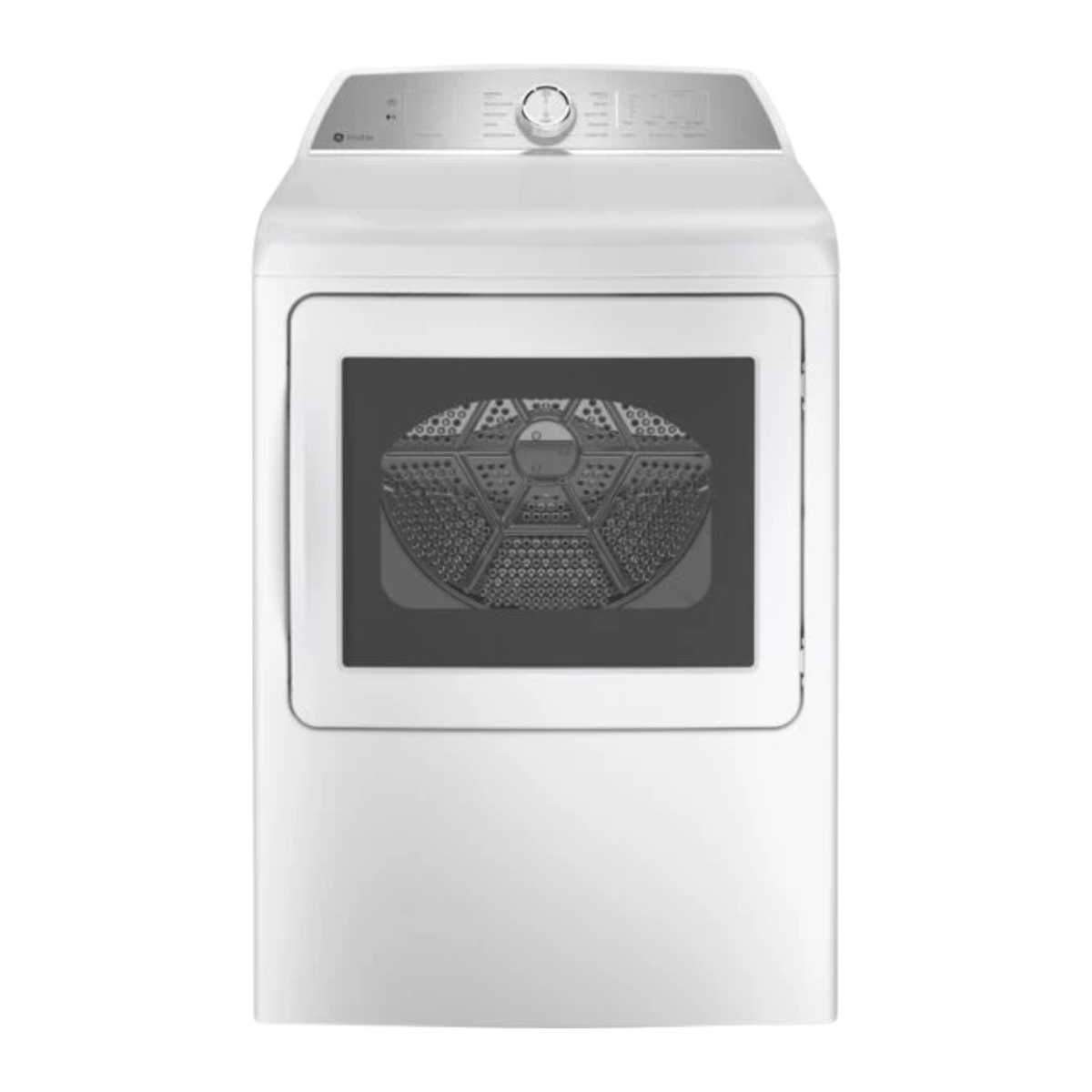 GE Profile White Electric Dryer (7.4 cu. ft.) - PTD60EBMRWS