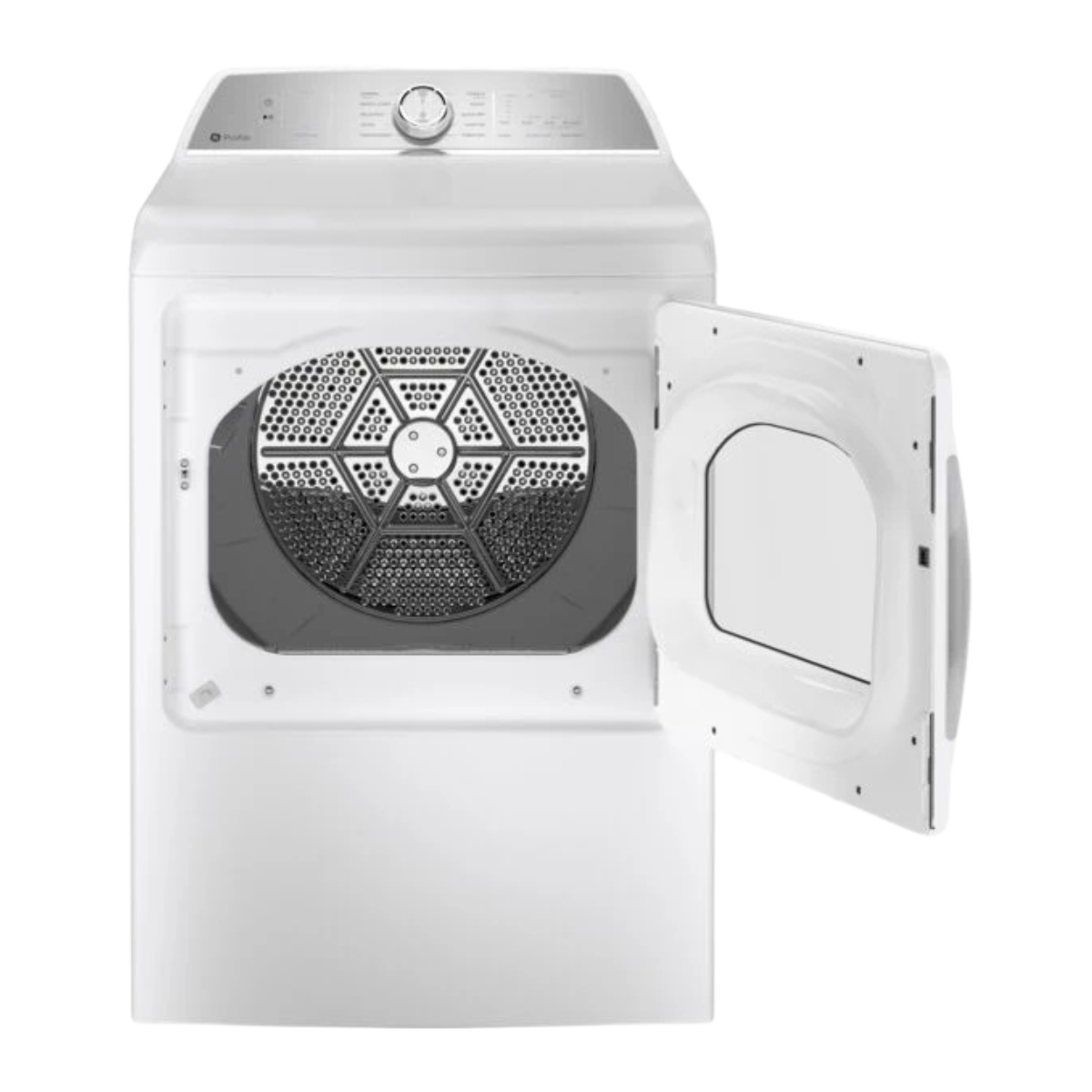 GE Profile White Electric Dryer (7.4 cu. ft.) - PTD60EBMRWS