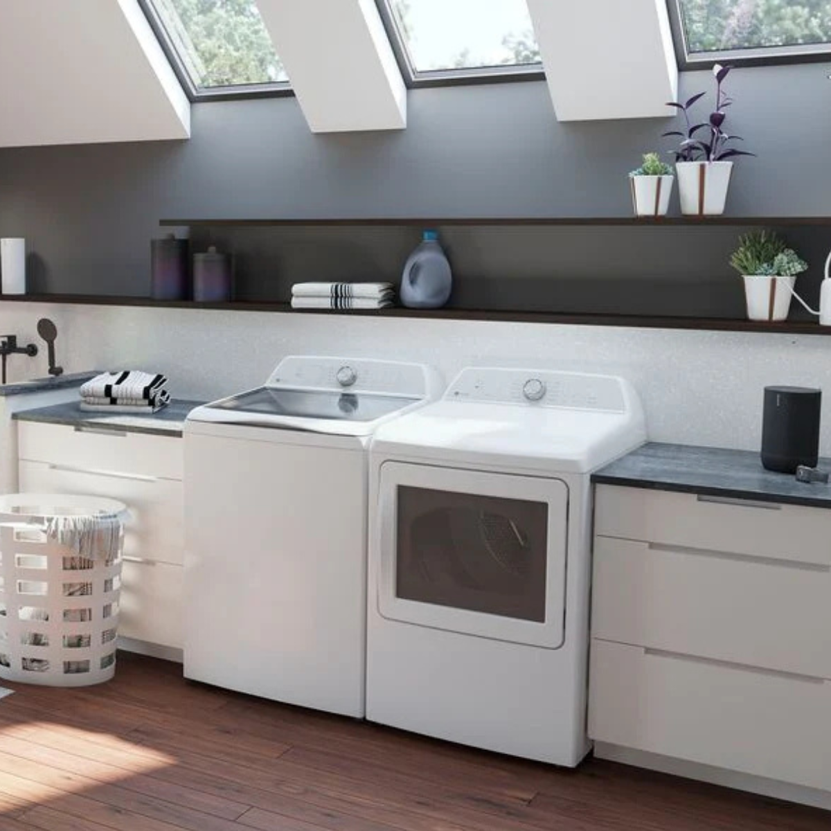 GE Profile White Top Load Washer (5.8 IEC cu. ft.)- PTW600BSRWS