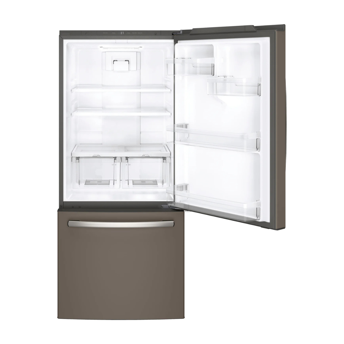 GE Slate Bottom-Freezer Refrigerator (20.9 CU. FT.) - GDE21DMKES