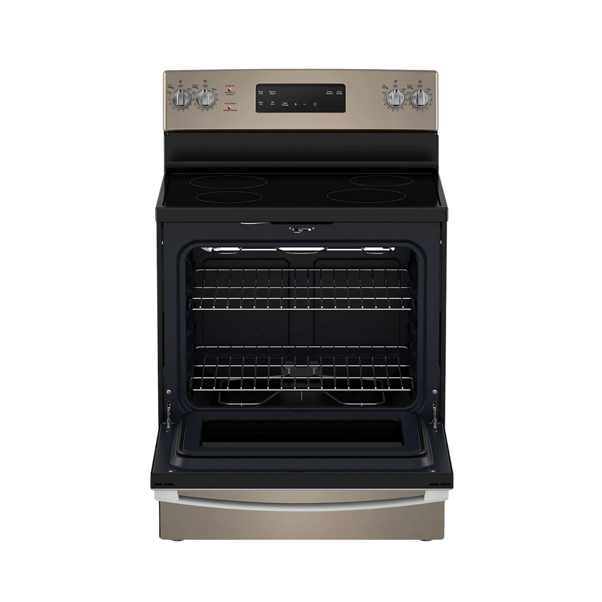 GE Slate Freestanding Electric Convection Range with No-Preheat Air Fry (5.0 Cu. Ft.) - JCB840ETES