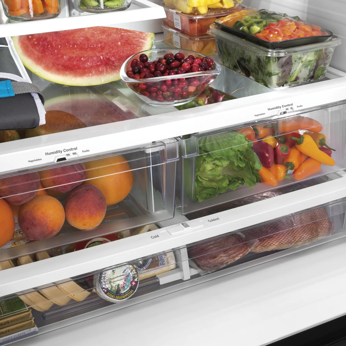 GE Slate French Door Refrigerator (27 Cu. Ft.) - GNE27JMMES