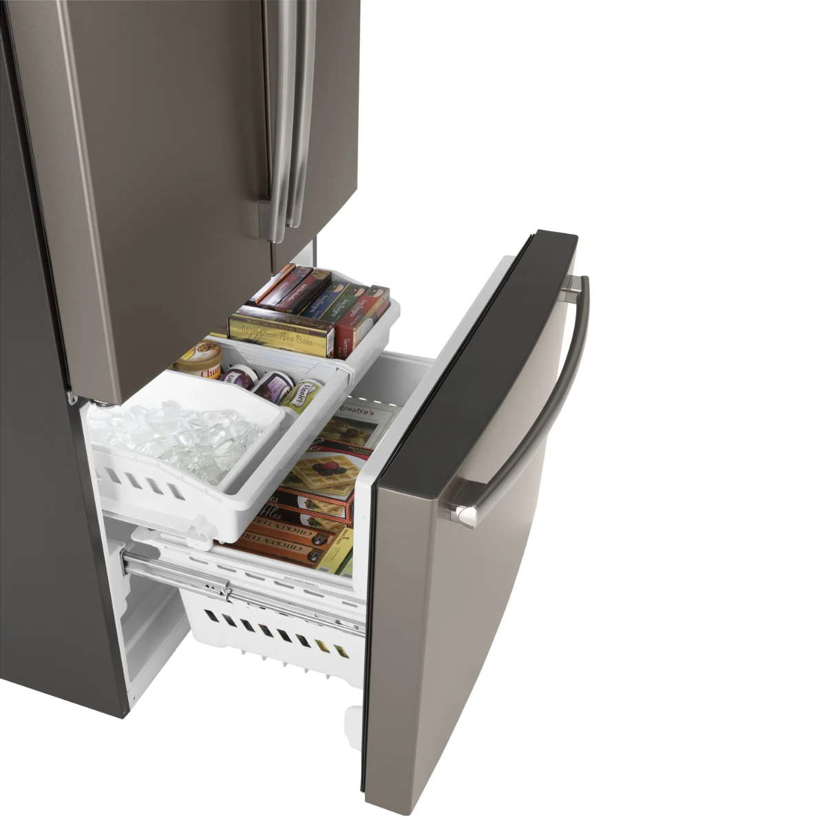 GE Slate French Door Refrigerator (27 Cu. Ft.) - GNE27JMMES