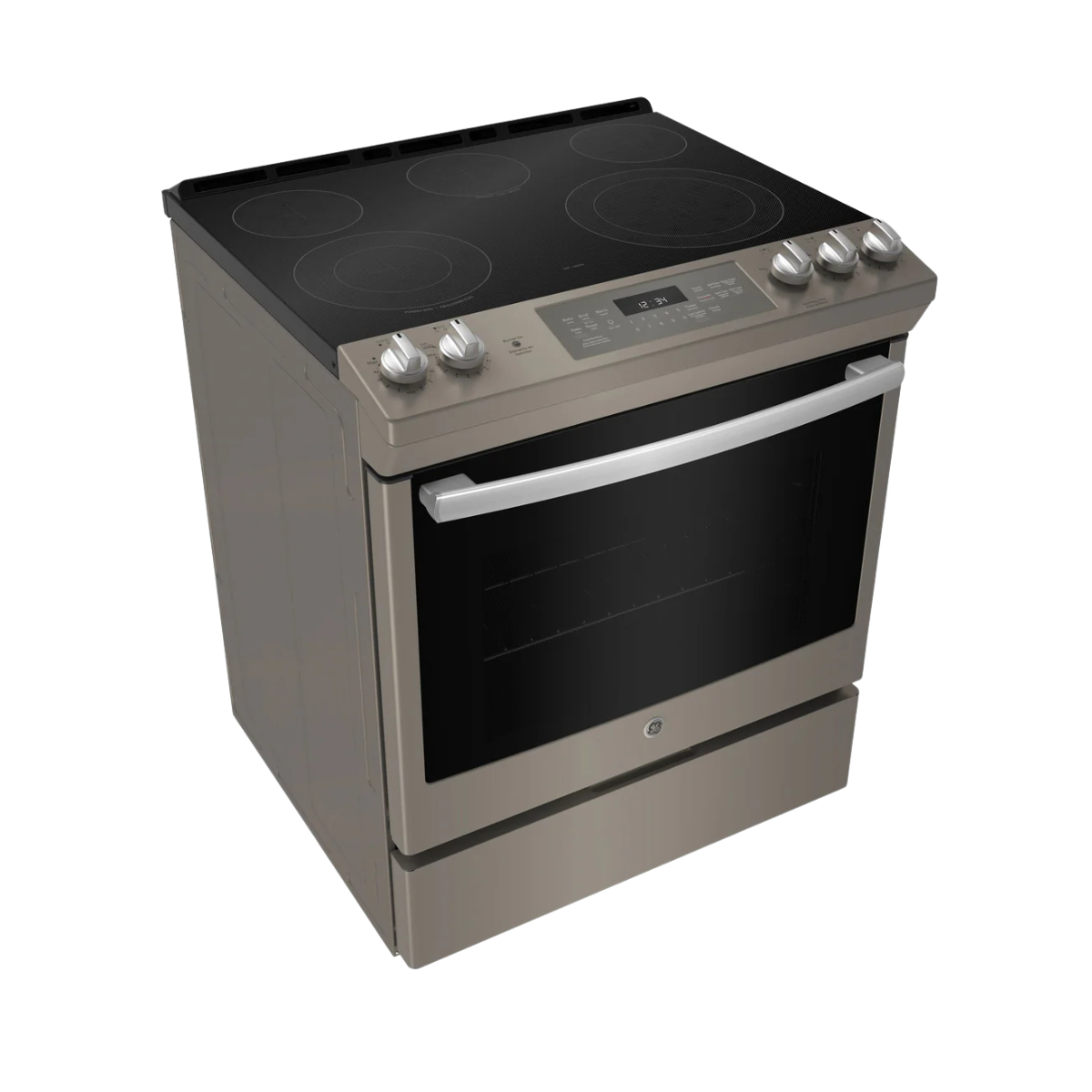GE Slate Slide-In Electric Range (5.3 Cu. Ft.) - JCS840EMES