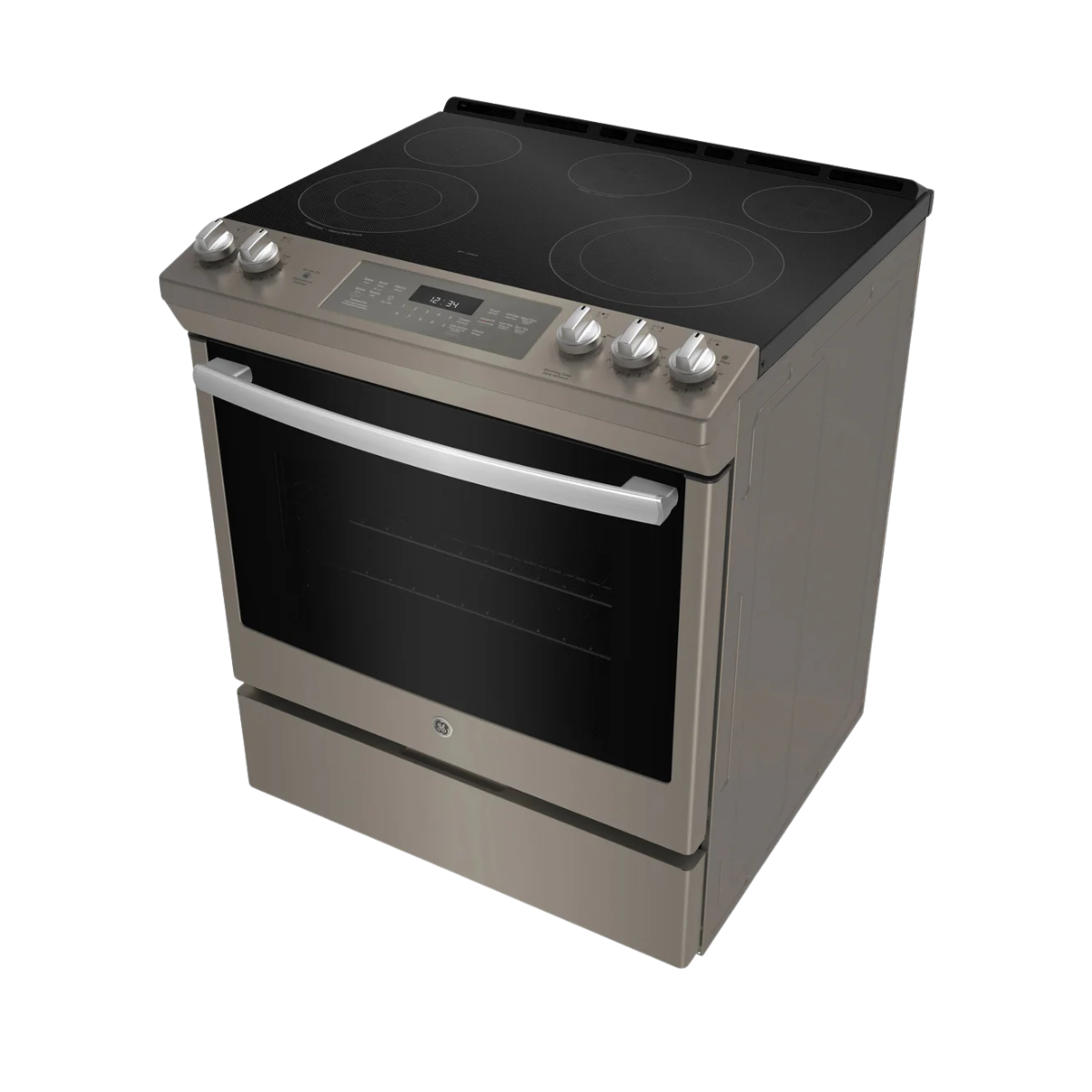 GE Slate Slide-In Electric Range (5.3 Cu. Ft.) - JCS840EMES