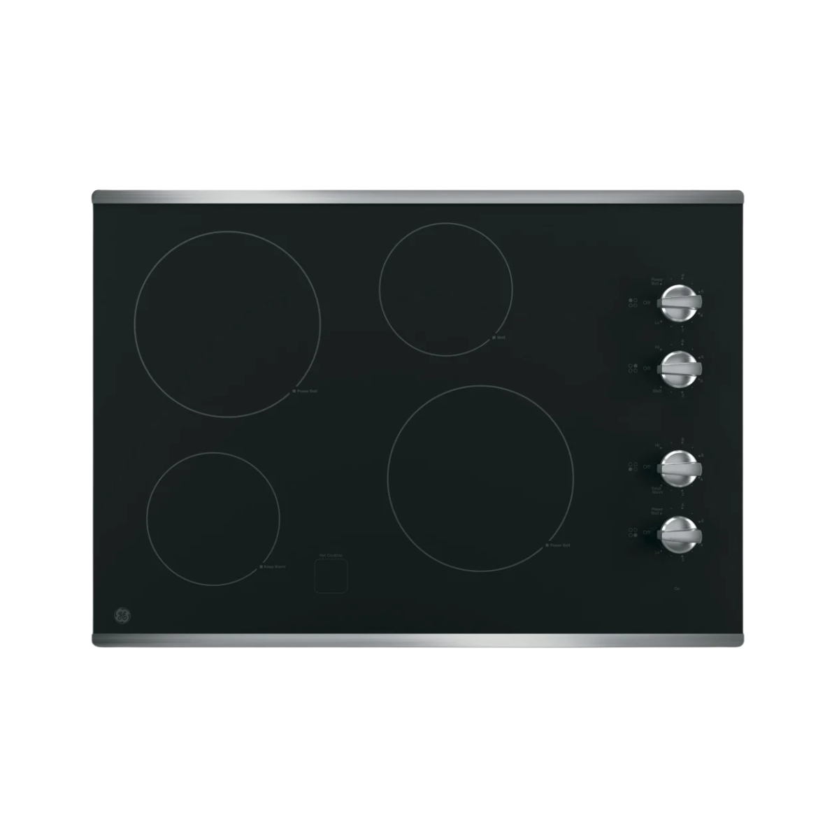 GE Stainless Steel 30" Electric Cooktop - JP3030SJSS