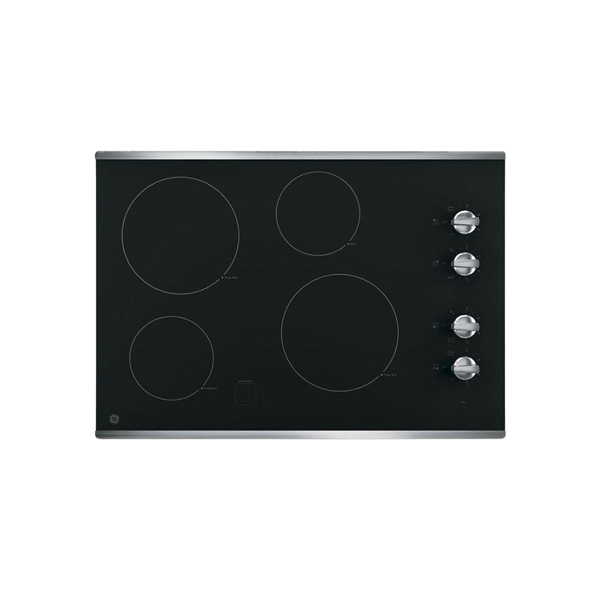 GE Stainless Steel 30" Electric Cooktop - JP3030SJSS