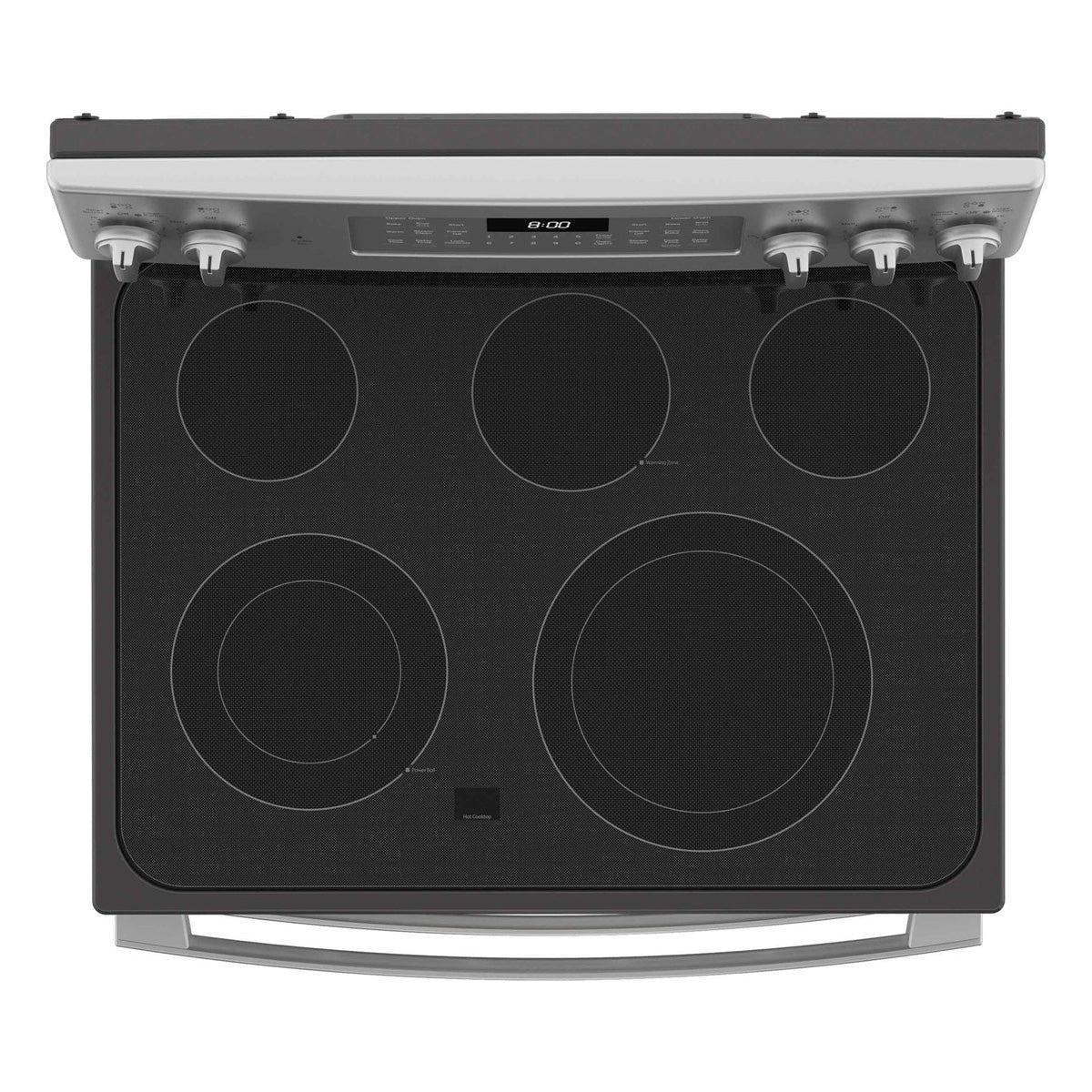 GE Stainless Steel 30'' Freestanding Double Oven Electric Range with Air Fry (6.6 Cu.Ft) - JBS86SPSS