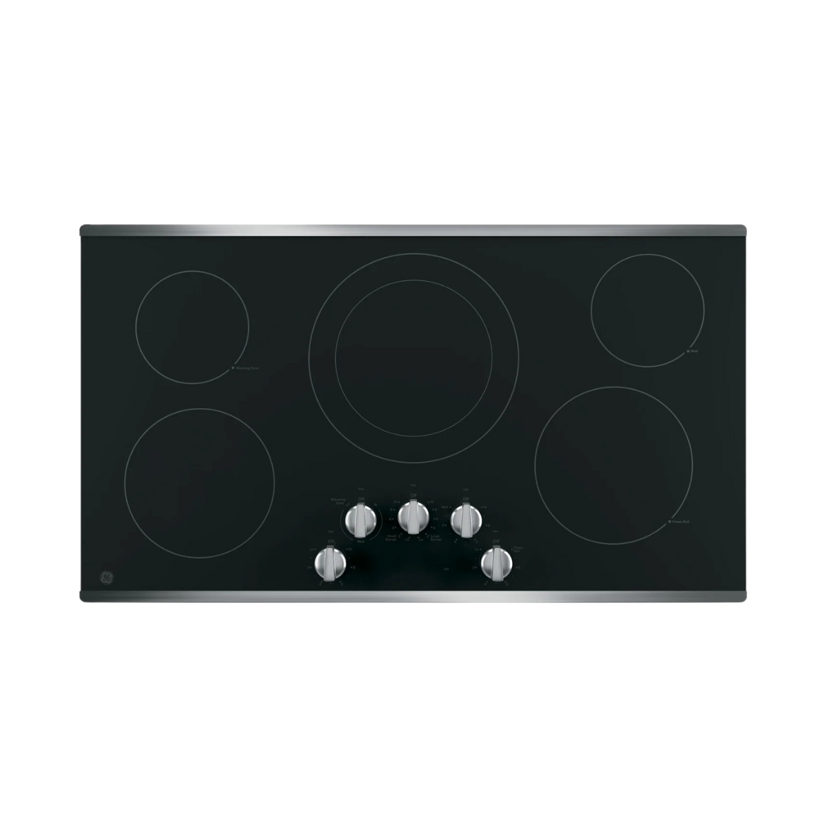 GE Stainless Steel 36" Electric Cooktop - JP3036SLSS