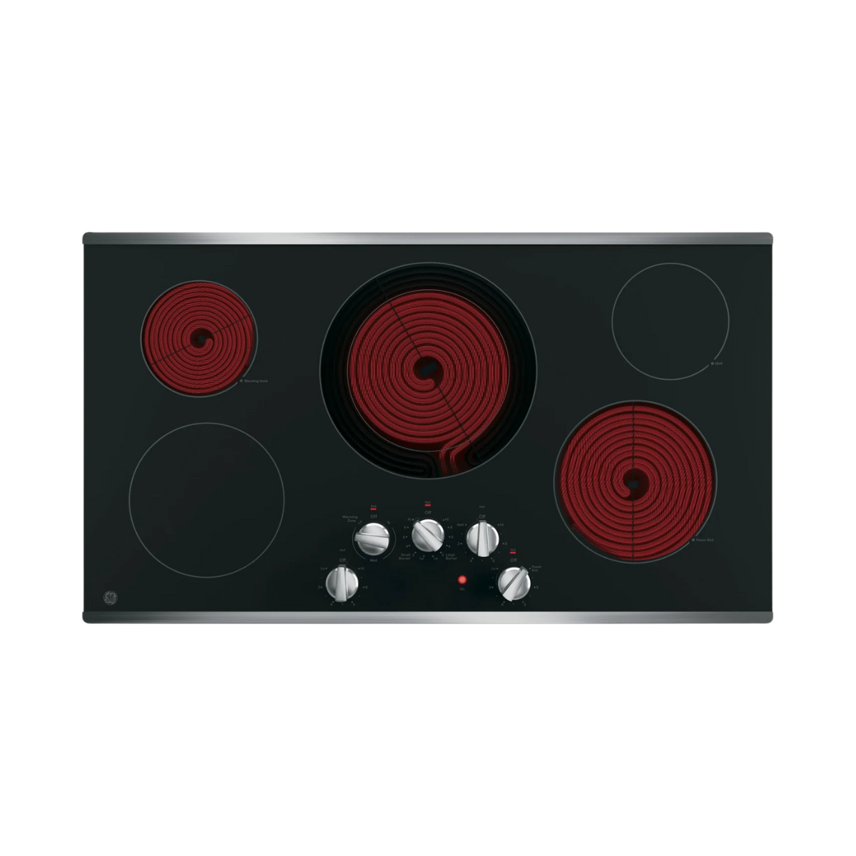 GE Stainless Steel 36" Electric Cooktop - JP3036SLSS