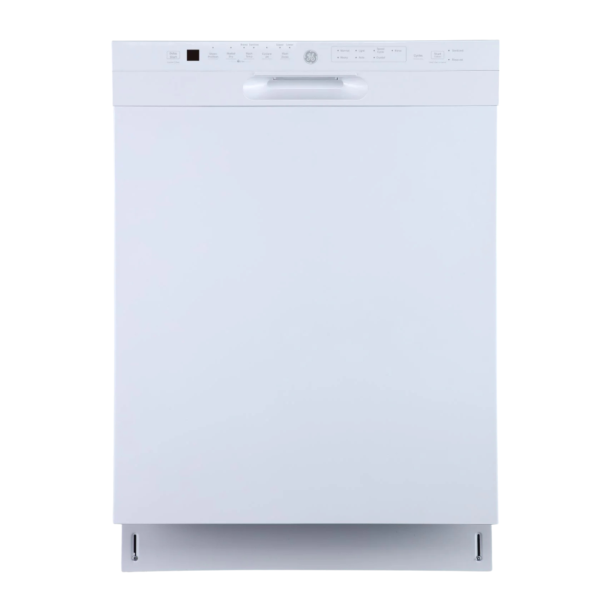 GE White 24" Built-In Front Control Dishwasher - GBF655SGPWW