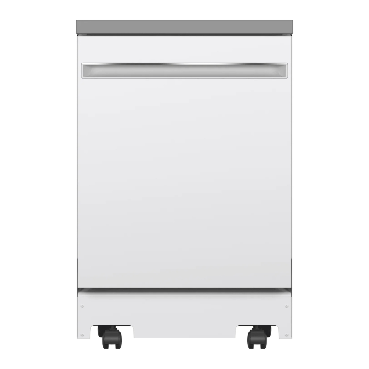 GE White Portable 24" Dishwasher - GPT225SGLWW