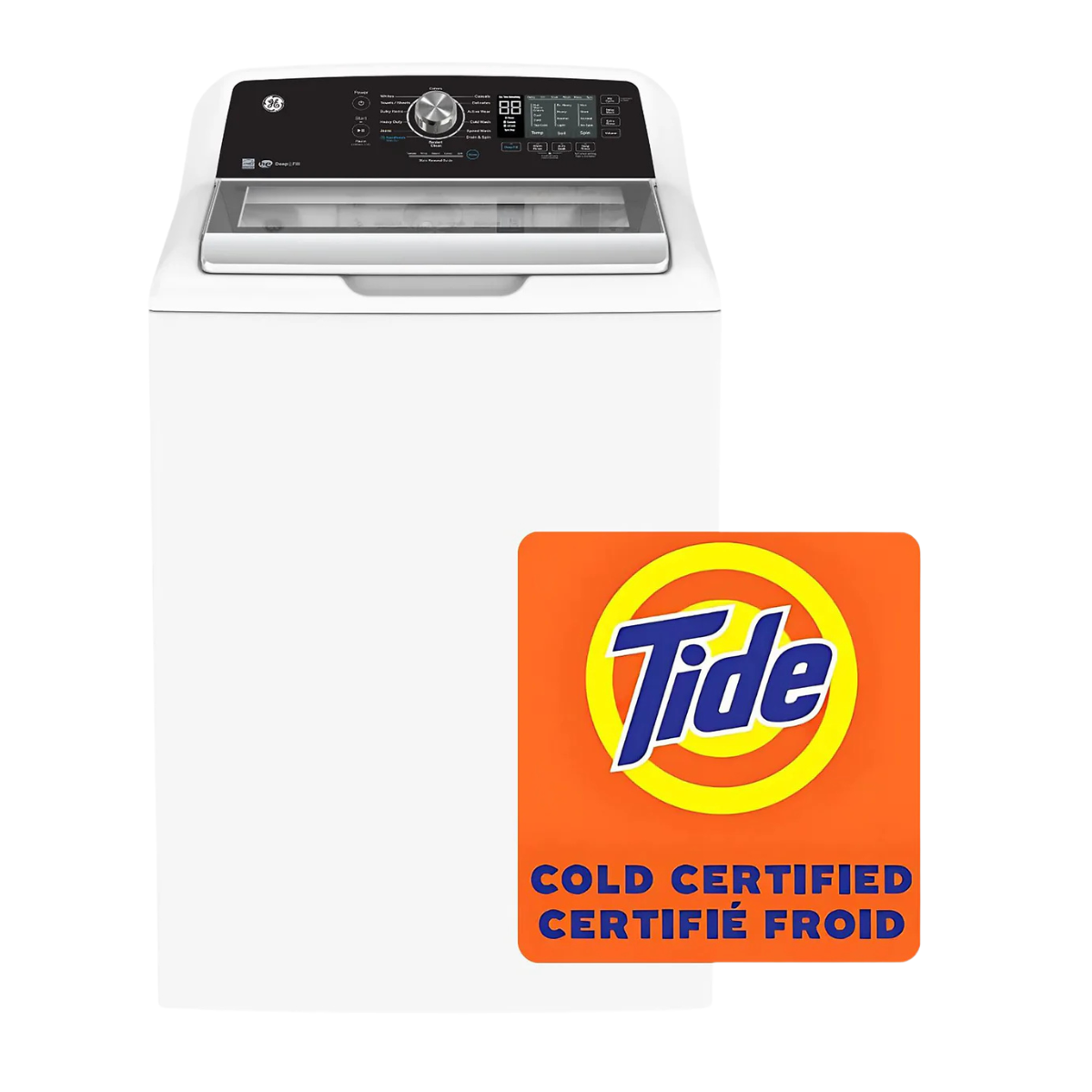 GE White Top Load Washer with SaniFresh Cycle (5.3 Cu. Ft.) - GTW681BMRWS