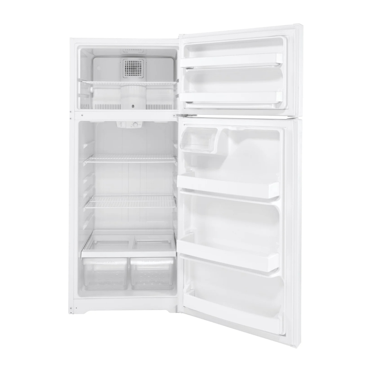 GE White Top Mount Refrigerator (17.5 Cu.Ft.) - GTE18DTNRWW