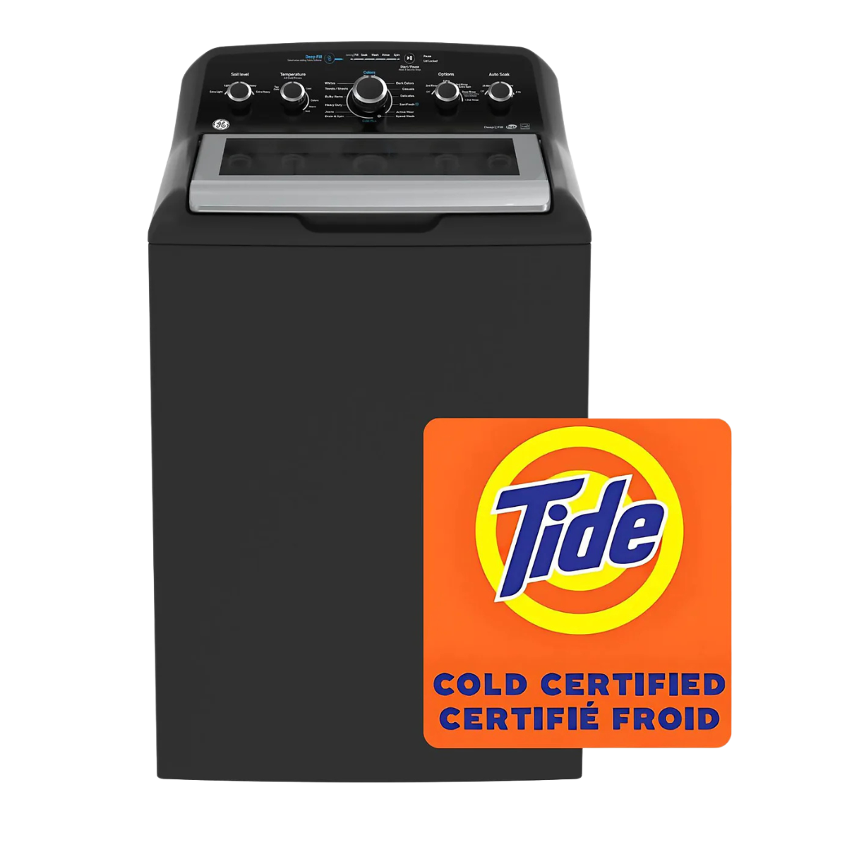GE Diamond Grey Top Load Washer (4.9 Cu. Ft.) - GTW491BMRDG
