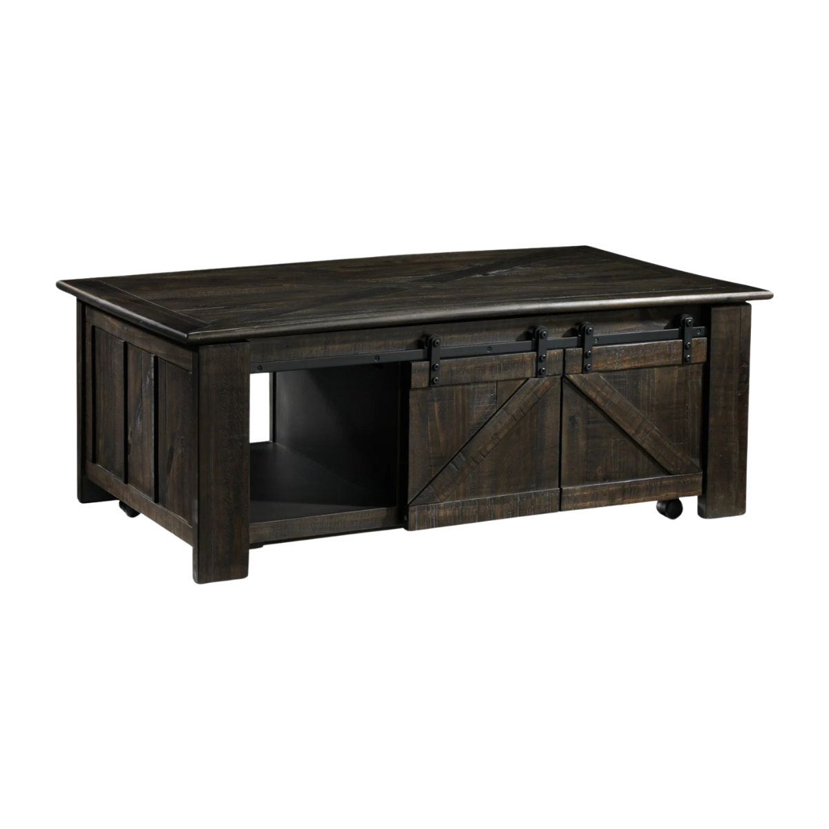 Gable 50" Lift-Top Coffee Table - Weathered Charcoal