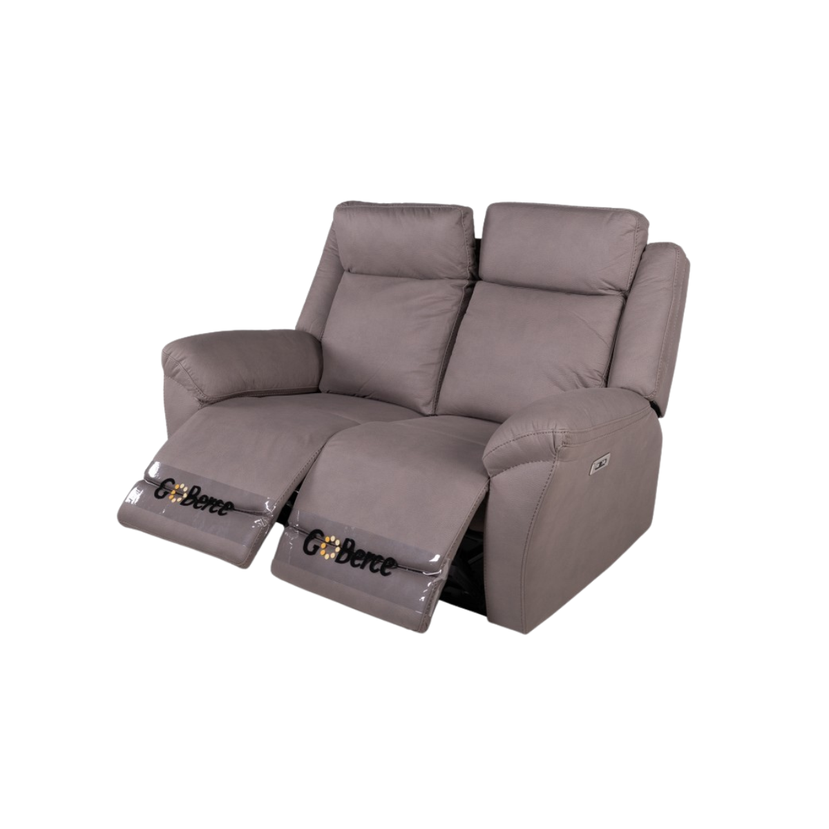 GoBerce Power Reclining Loveseat - Mocha