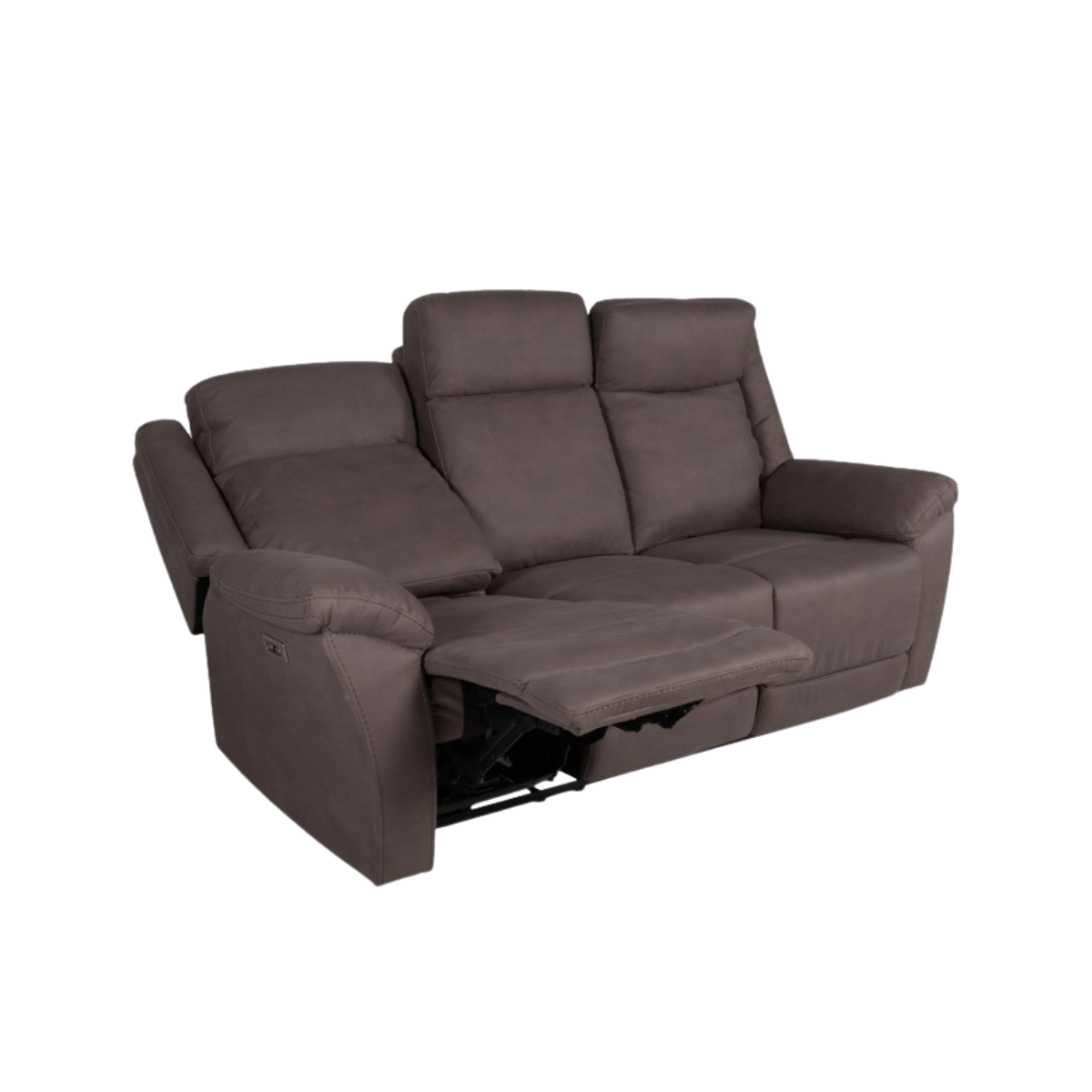 GoBerce Power Reclining Sofa - Brown