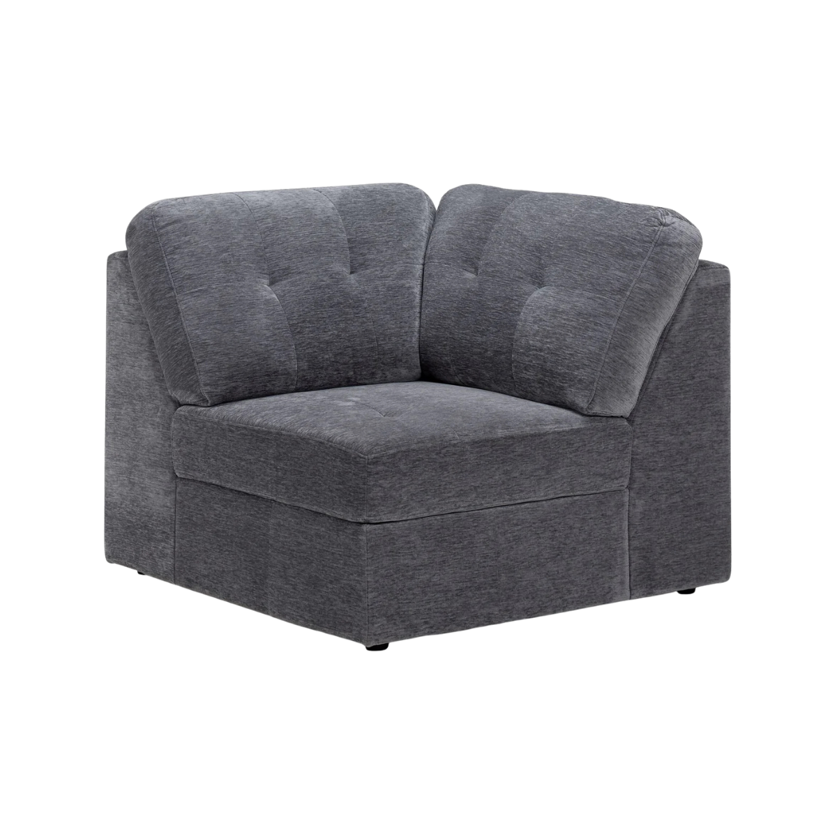 Jayce 5-Piece Modular Sectional with Ottoman - Grey