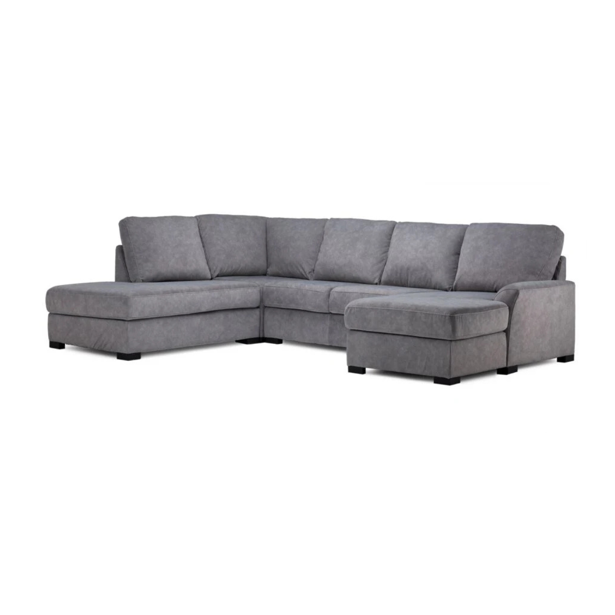 Kaylin 4-Piece Sectional with Right-Facing Chaise - Grey