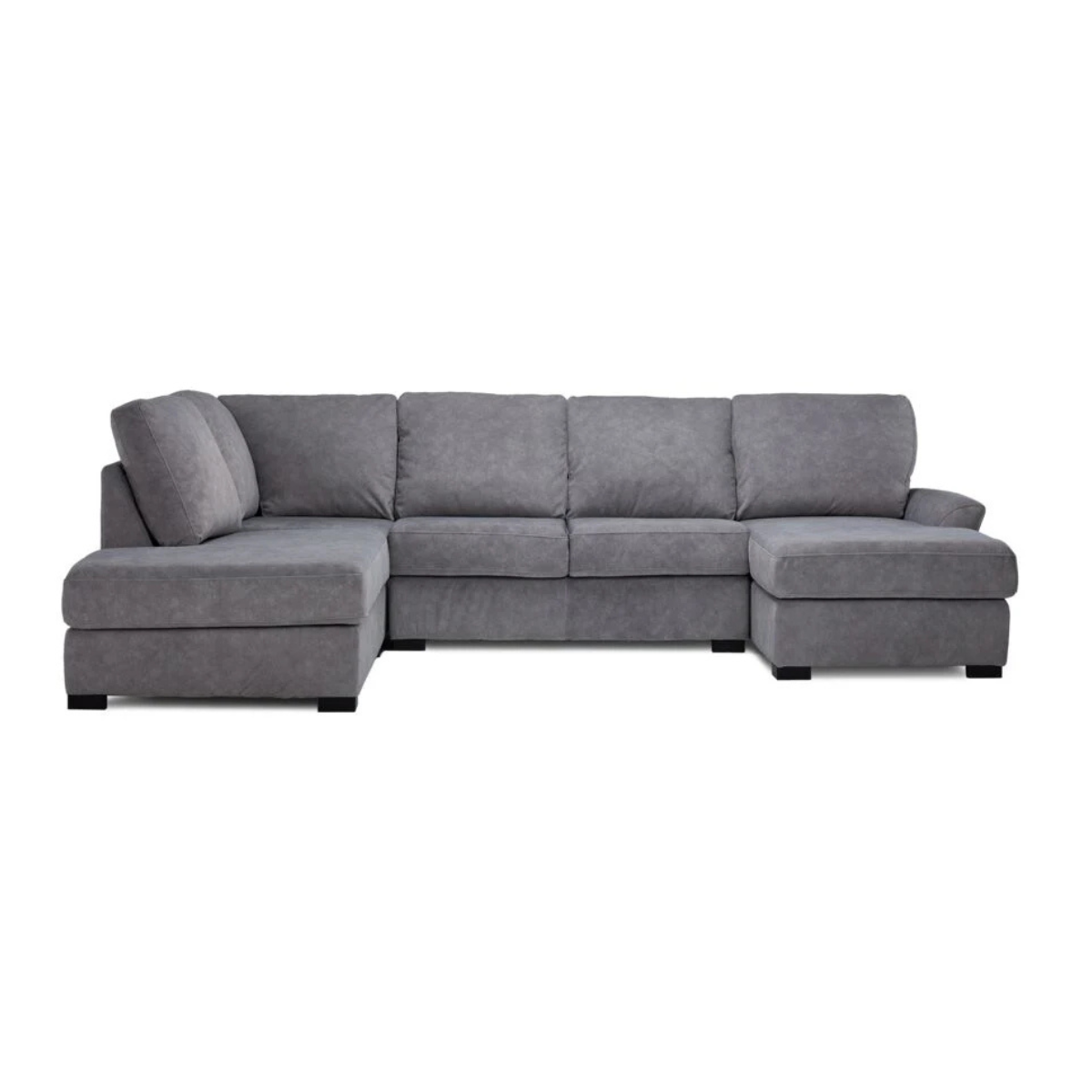 Kaylin 4-Piece Sectional with Right-Facing Chaise - Grey