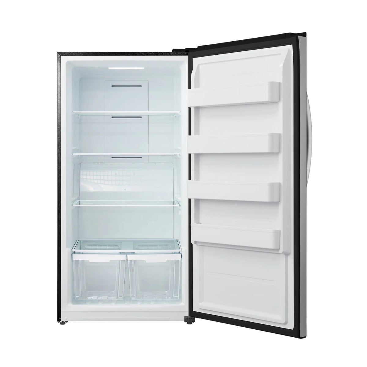 L2 Stainless Steel Upright Freezer and Convertible Fridge (17 Cu. Ft) - LRU17B6ASS