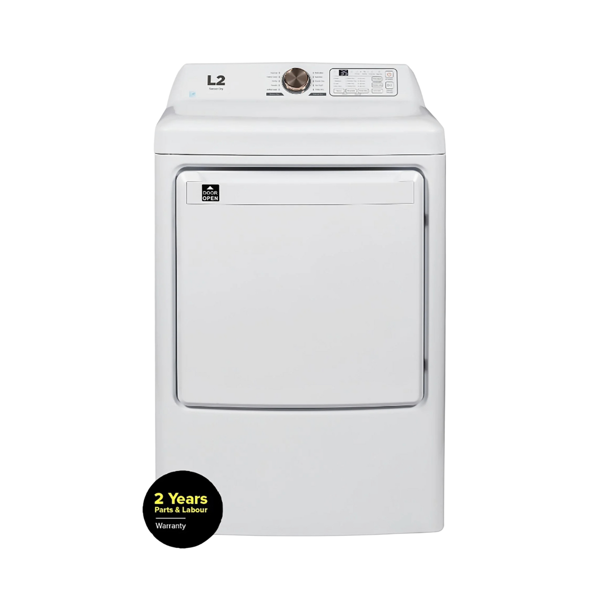 L2 White Electric Dryer (7.0 Cu.ft) - L2 White Electric Dryer (7.0 Cu.ft) - LE47A3AWW