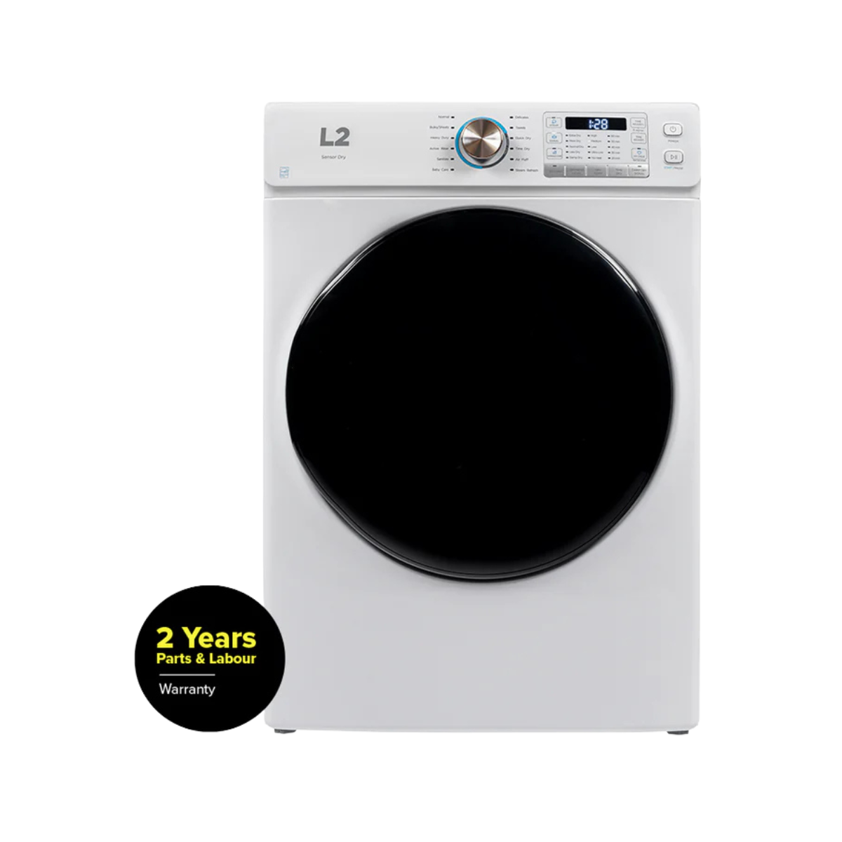 L2 White Electric Dryer (8.0 Cu. Ft) -  LE52N3AWW