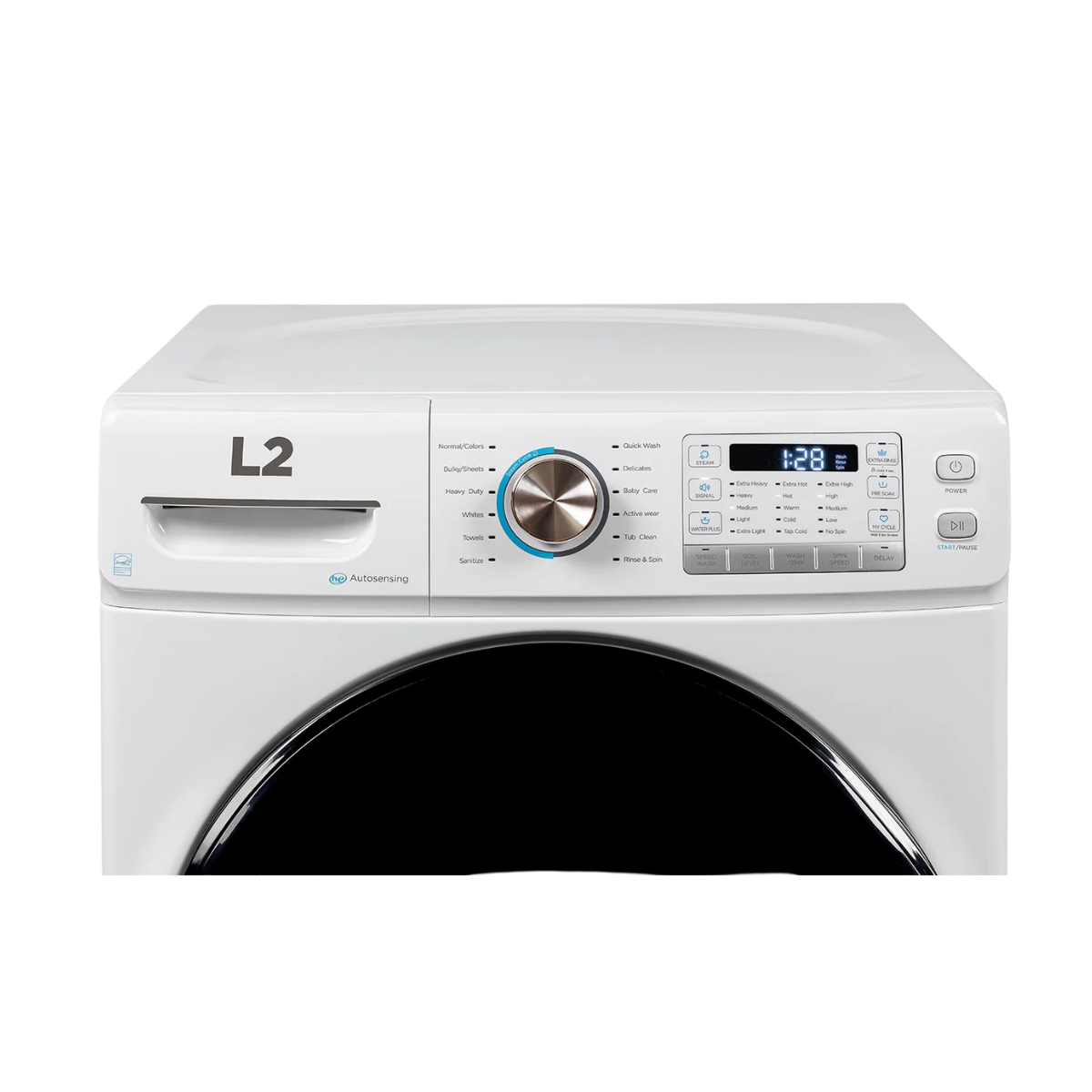 L2 White Front Load Washer (5.2 Cu. Ft) - LF52N3AWW