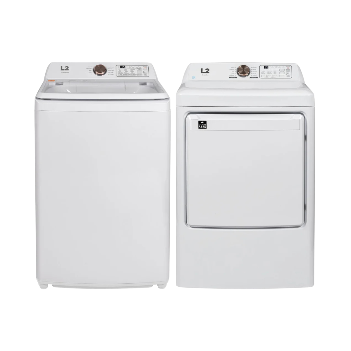 L2 White Top Load Electric Washer (4.7 Cu.ft) - LT47A3AWW